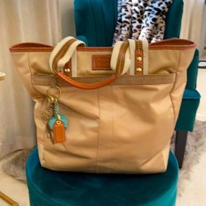 Coach Hamptons Nylon Tote